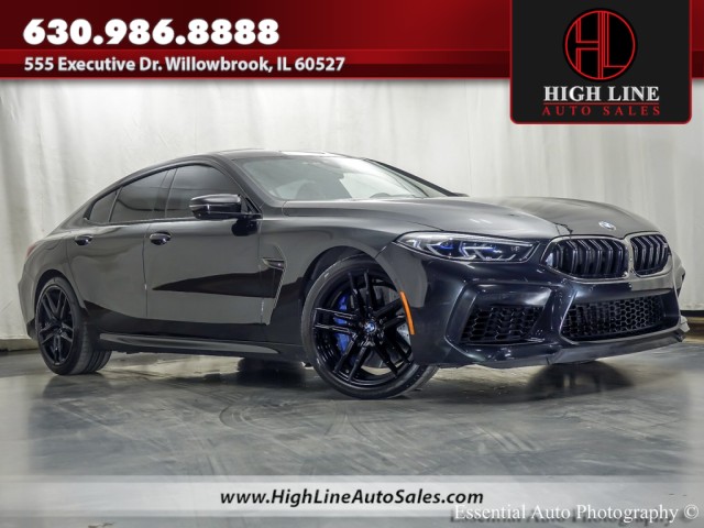 Black Sapphire Metallic 2022 BMW M8 Competition Gran Coupe AWD Sedan All-Wheel Drive Automatic
