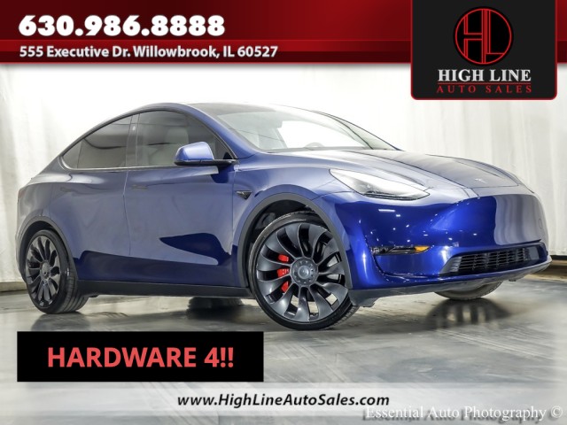 Deep Blue Metallic 2023 Tesla Model Y Performance AWD SUV / Crossover All-Wheel Drive Automatic