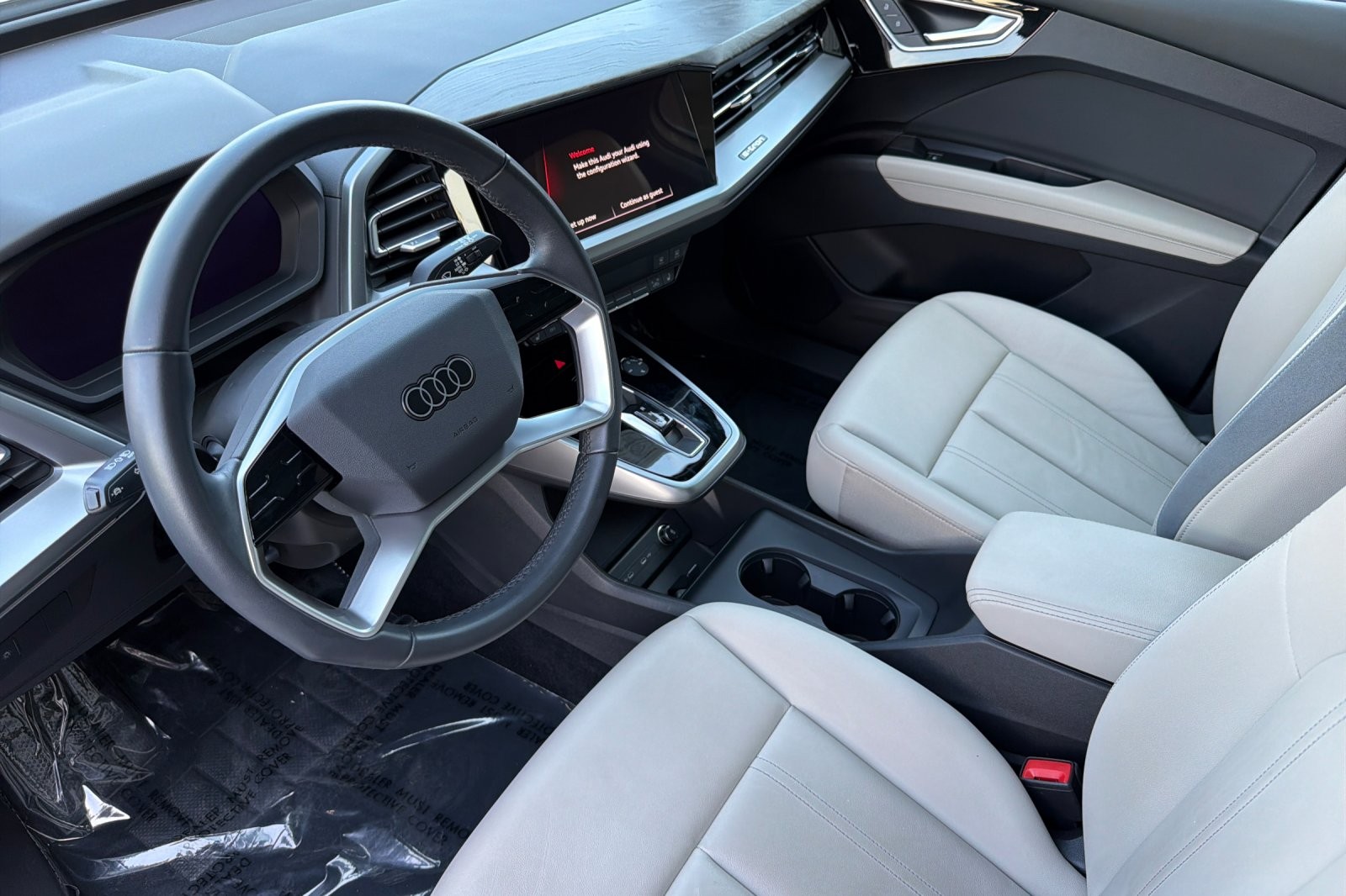 Certified Used 2023 Glacier White Metallic Audi Premium 40 RWD image 9