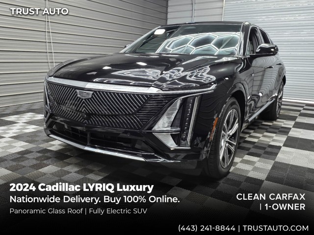 Stellar Black Metallic 2024 Cadillac LYRIQ SUV / Crossover Rear-Wheel Drive 1-Speed Dual Clutch