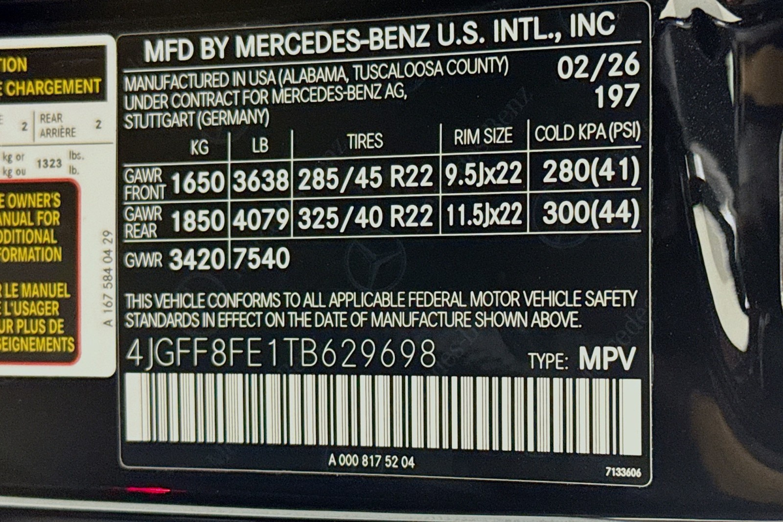 New 2026 Obsidian Black Metallic Mercedes-Benz GLS 580 4MATIC® SUV image 25