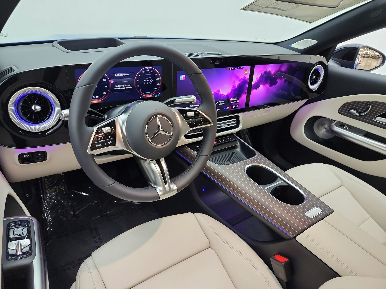 New 2027 Sky Blue Metallic Mercedes-Benz CLA 250+ Electric RWD image 9