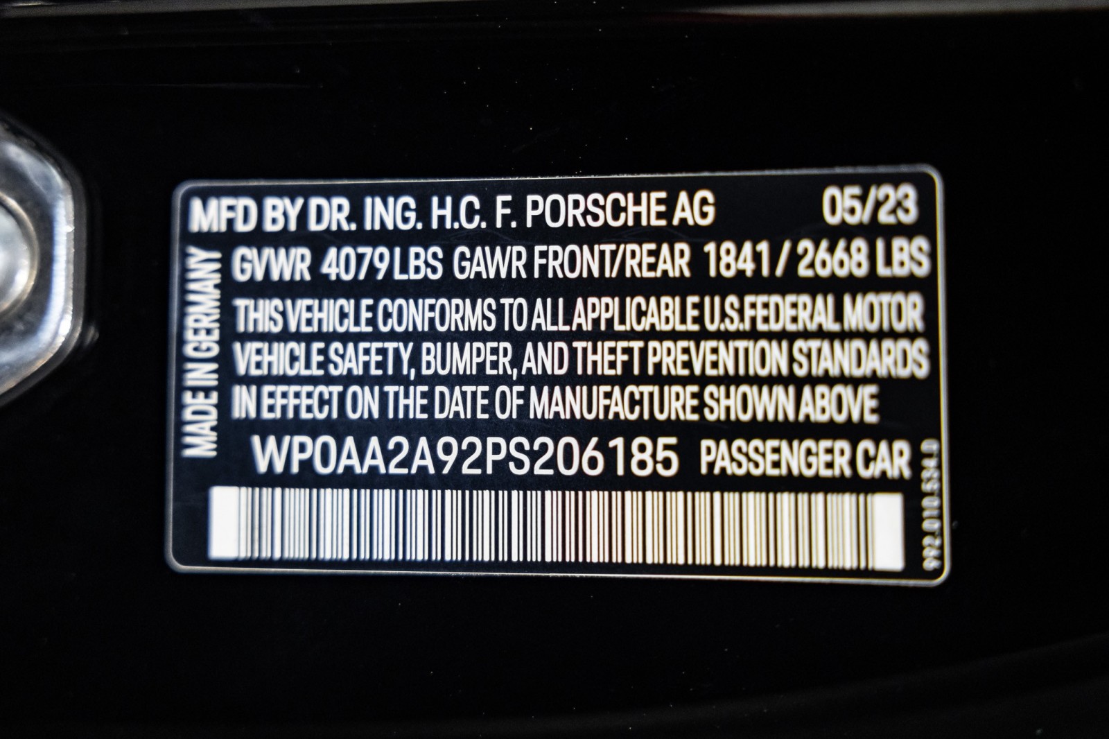 Used Car 2023 Porsche 911  Carrera T For Sale Under $150,000 In Boerne, Texas