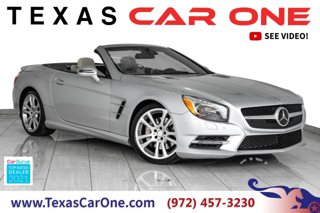 Iridium Silver Metallic 2015 Mercedes-Benz SL-Class SL 400 Convertible Rear-Wheel Drive Automatic