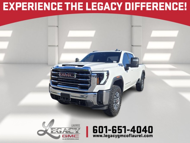 Summit White 2024 GMC Sierra 2500HD SLE Crew Cab 4WD Pickup Truck Four-Wheel Drive Automatic