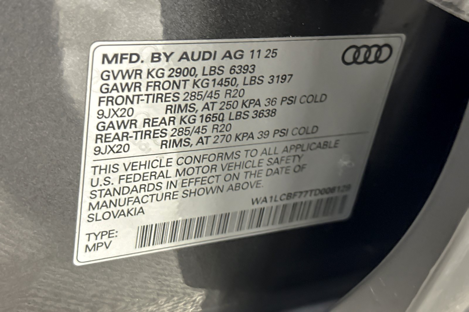 New 2026 Samurai Gray Metallic Audi Premium Plus 45 quattro image 25