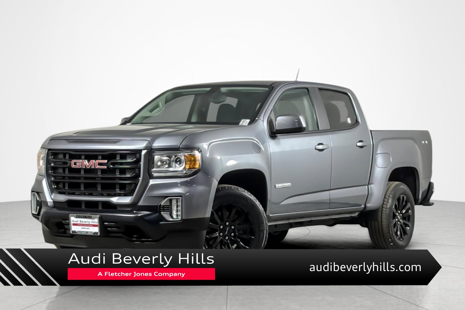 Gray 2022 GMC Canyon Pickup Truck Four-Wheel Drive Automatic