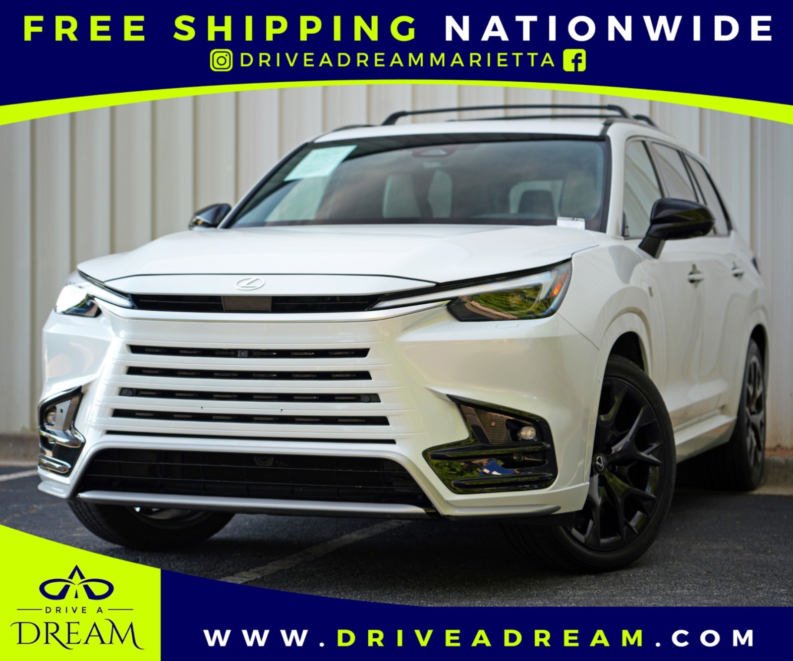 White (Wind Chill Pearl) 2024 Lexus TX Hybrid SUV / Crossover All-Wheel Drive Automatic