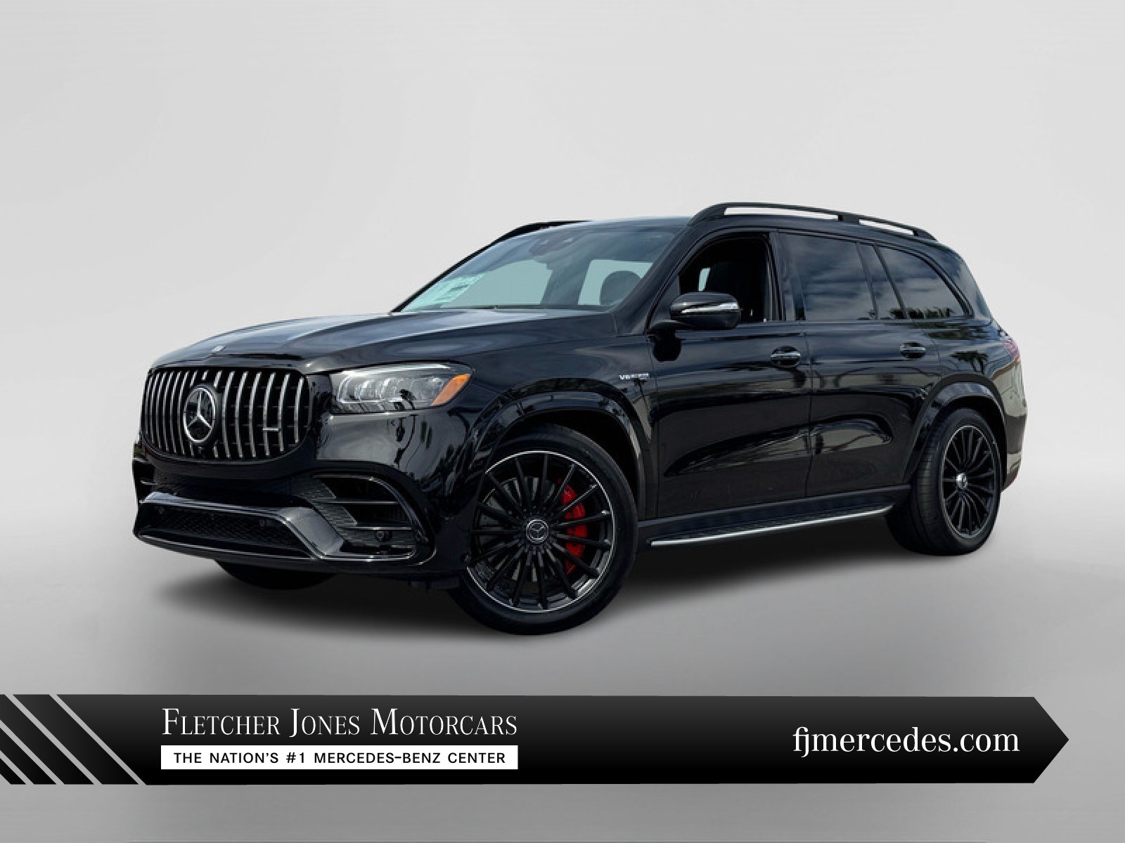 Obsidian Black Metallic 2026 Mercedes-Benz GLS AMG GLS 63 4MATIC SUV / Crossover All-Wheel Drive Automatic