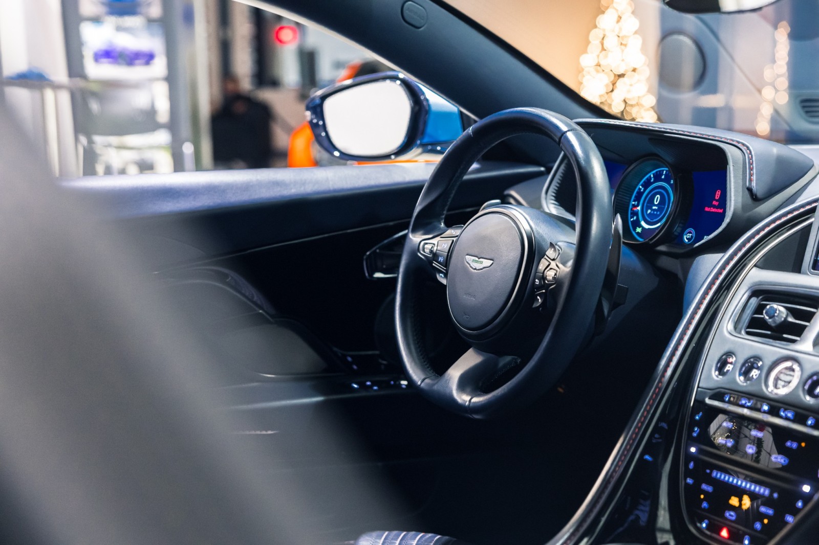 Used Car 2017 Aston Martin Db11  - Frosted Glass Blue Paint - Exterior Black Pack - Premium Audio For Sale Under $110,000 In Boerne, Texas