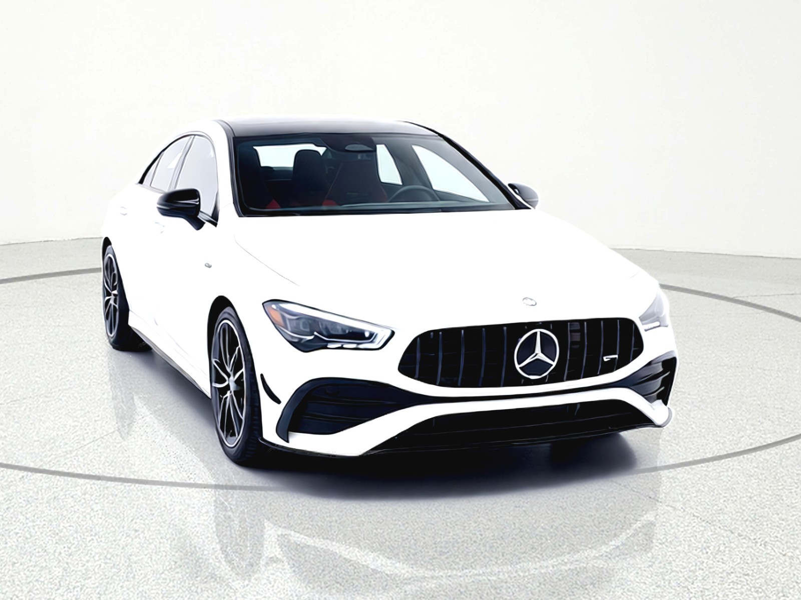 Certified Used 2025 Polar White Mercedes-Benz AMG® CLA 35 4MATIC Coupe image 6