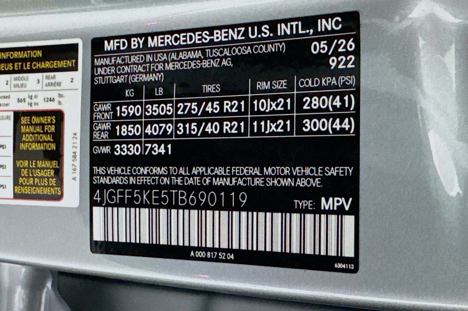 New 2026 Cirrus Silver Metallic Mercedes-Benz GLS 450 4MATIC® SUV image 25