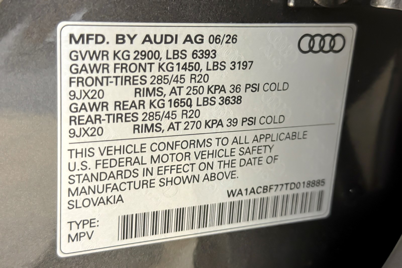 New 2026 Samurai Gray Metallic Audi Premium 45 quattro *Ltd Avail* image 27