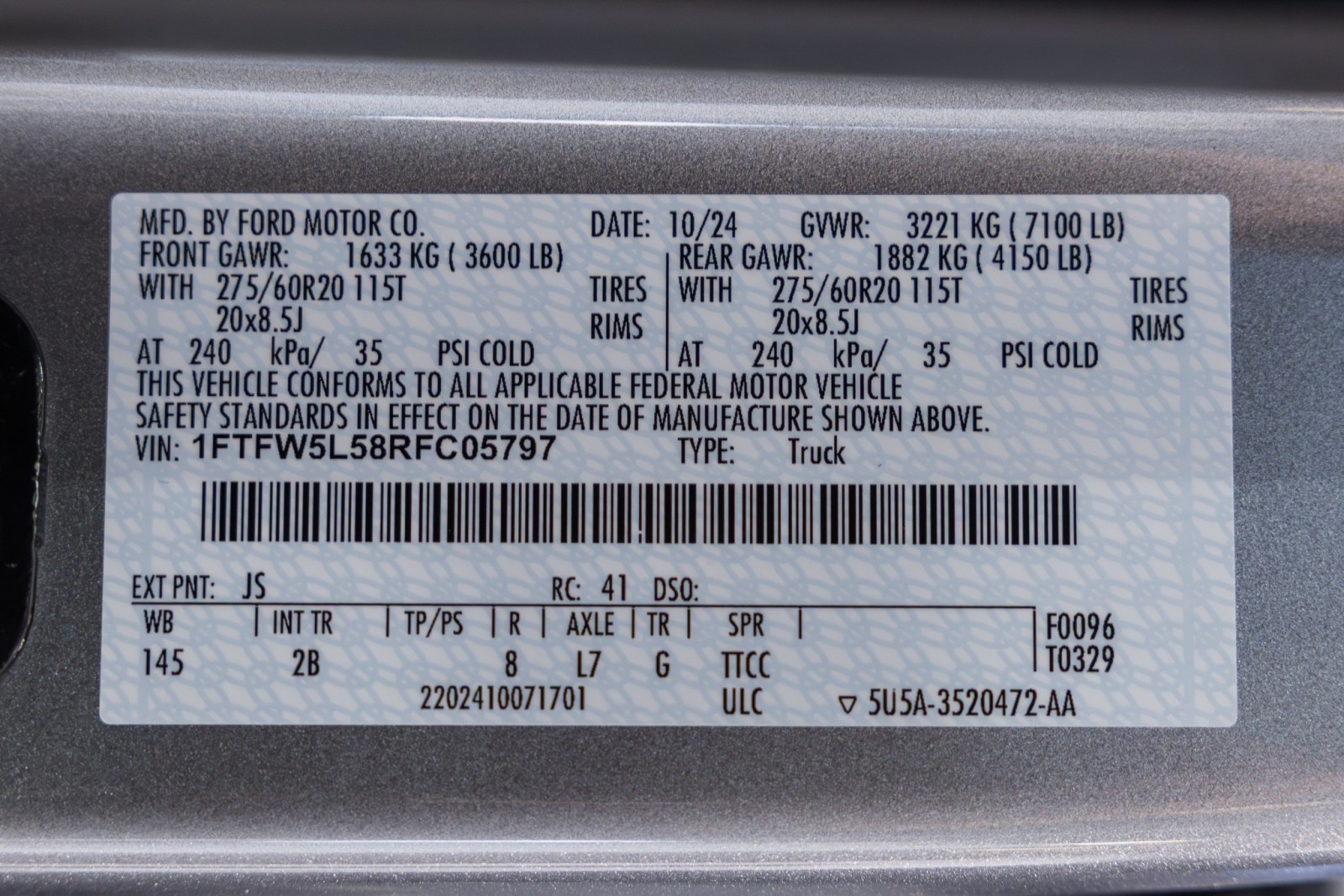 Used Car 2024 Ford F-150  Shelby - 785 Horsepower - Supercharged V8 For Sale Under $120,000 In Boerne, Texas