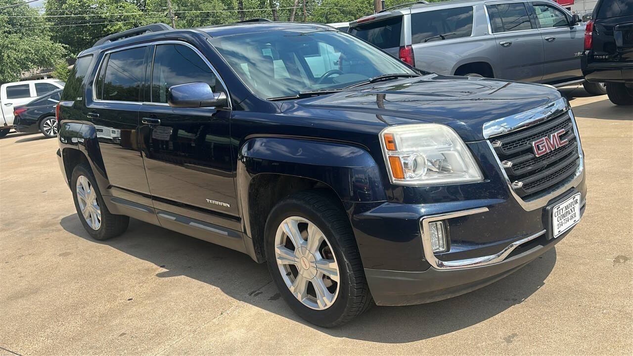 Slate Blue Metallic 2017 GMC Terrain SLE2 SUV / Crossover Front-Wheel Drive Automatic