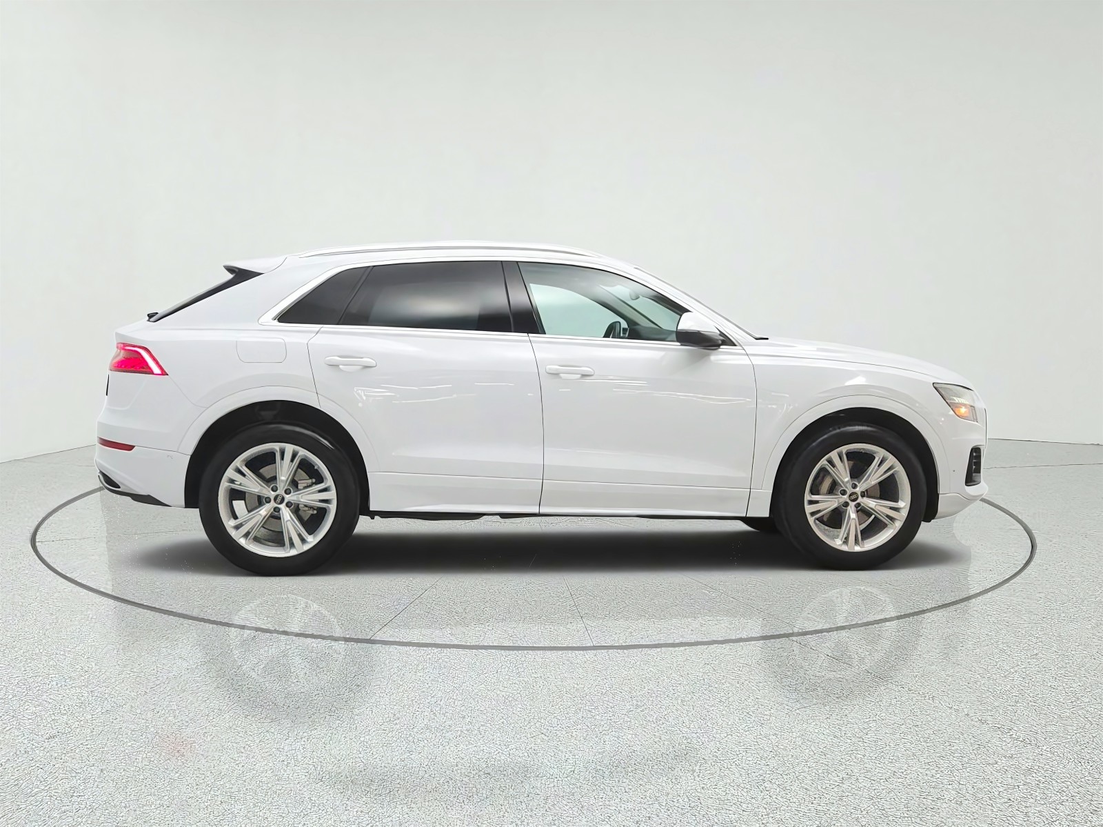 Used 2023 Glacier White Metallic Audi Premium image 4
