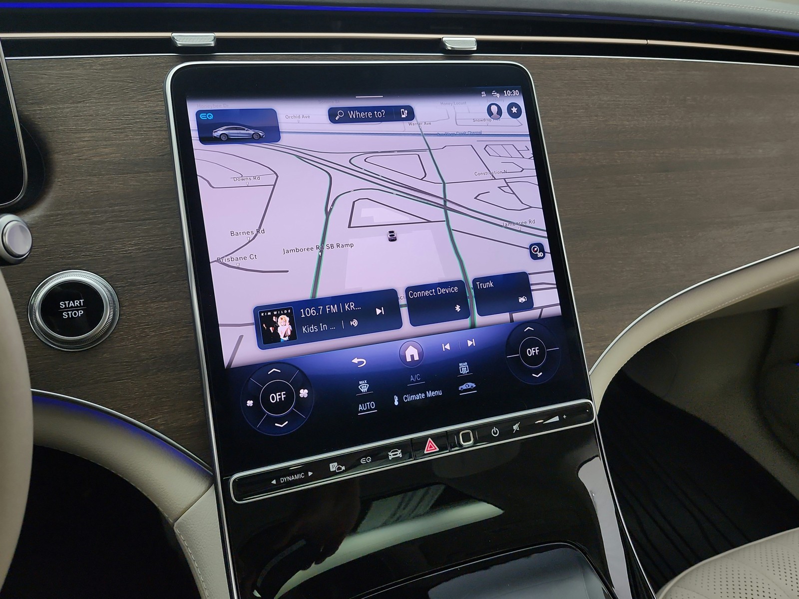 Certified Used 2022 Polar White Mercedes-Benz EQS 450+ Sedan image 10