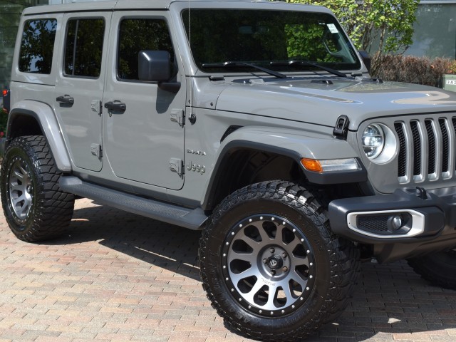 2019 Jeep Wrangler Unlimited Sahara Fuel Wheels Lifted Navi Leather Heated Front Seats LED Lighting Alpine Sound Remote Start Remote Entry HD Radio MSRP $51,555 Plus Extras 4