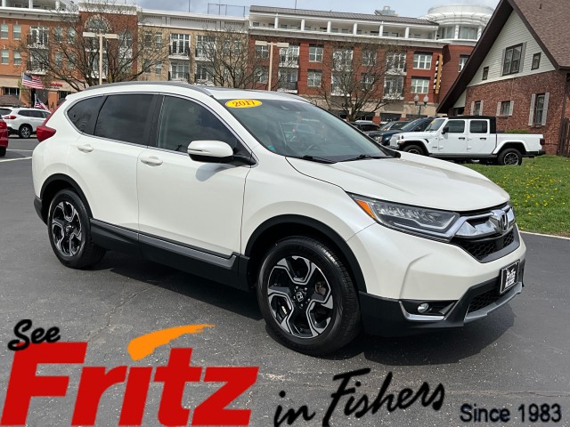White Diamond Pearl 2017 Honda CR-V Touring AWD SUV / Crossover All-Wheel Drive Automatic