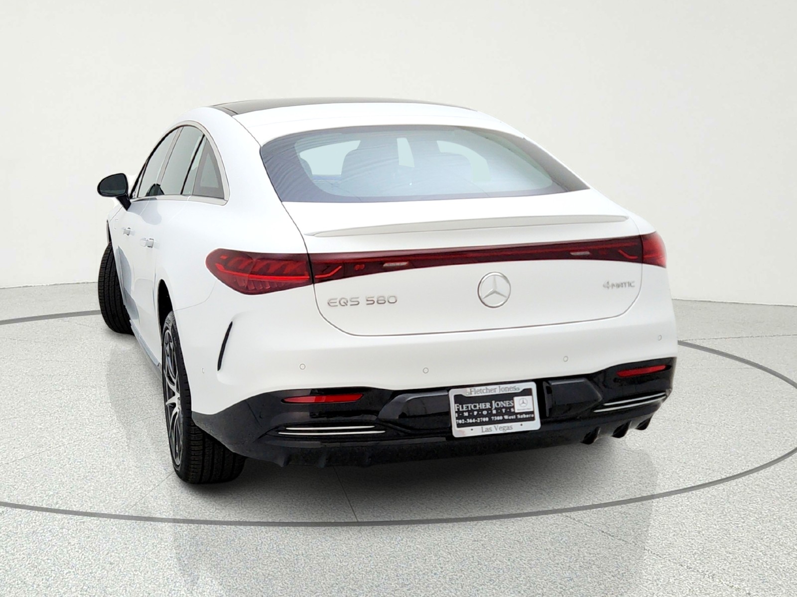 New 2026 MANUFAKTUR Signature Moonlight White Magno Mercedes-Benz EQS 580 4MATIC® Sedan image 11