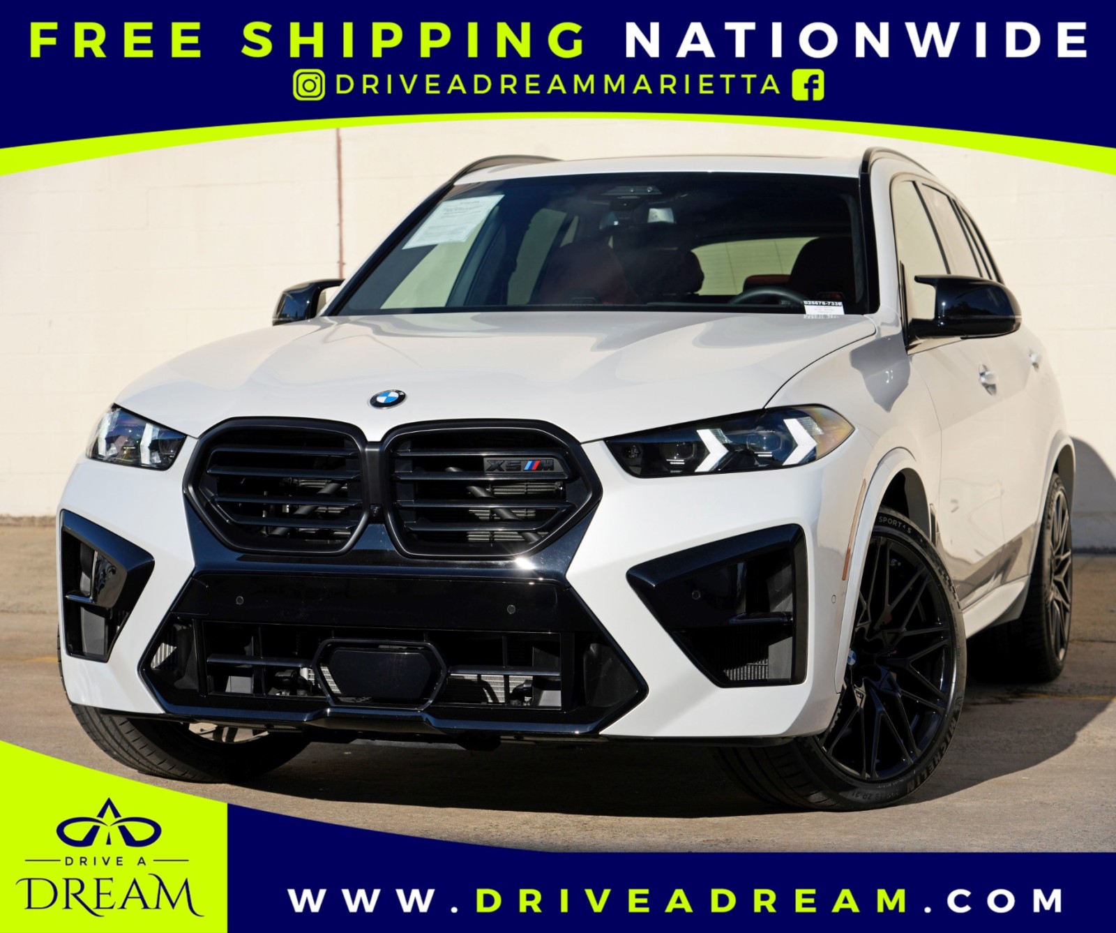 Mineral White Metallic 2026 BMW X5 M SUV / Crossover All-Wheel Drive Automatic