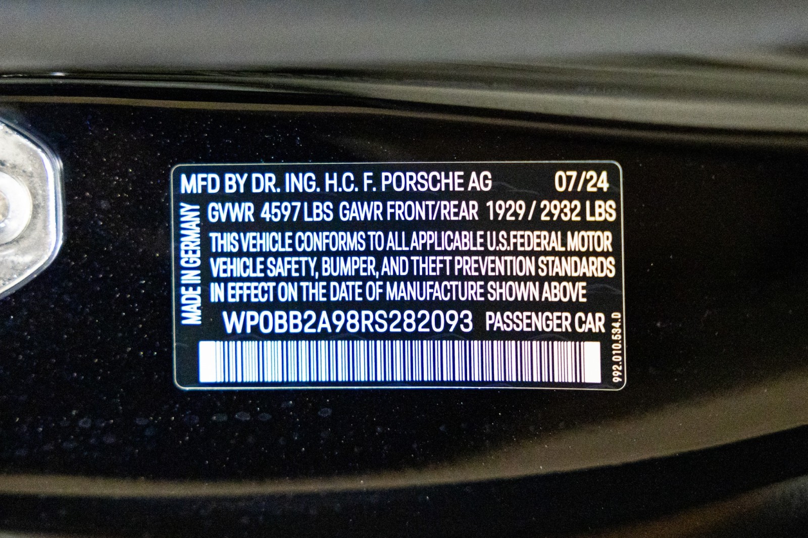 Used Car 2024 Porsche 911  4 Gts For Sale Under $230,000 In Boerne, Texas