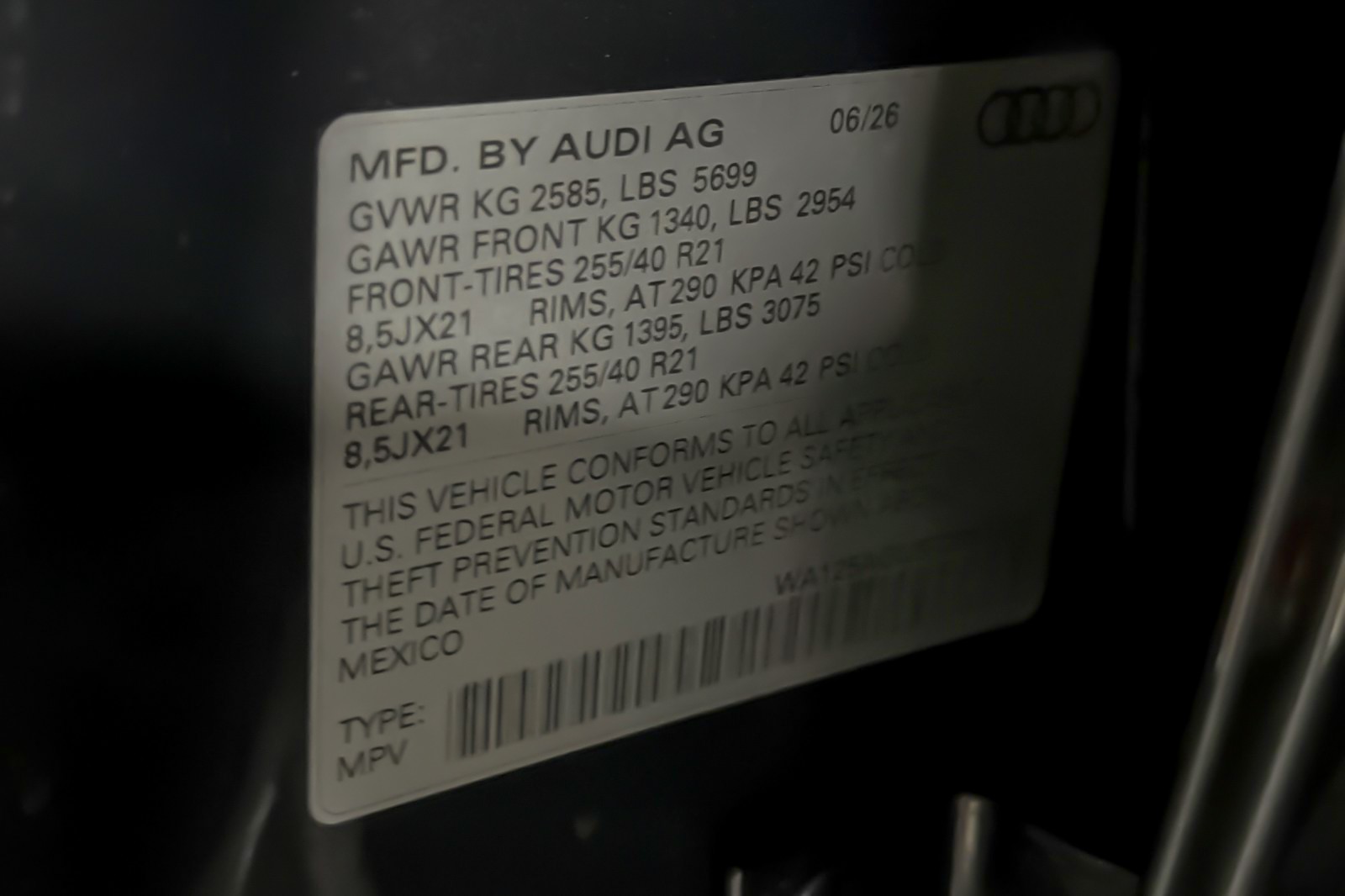 New 2026 Tambora Gray Metallic Audi Premium Plus 3.0 TFSI quattro image 26