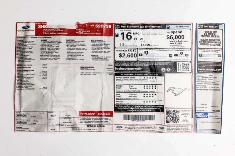 2017 Ford Mustang Shelby GT350R Shelby GT350R in , 