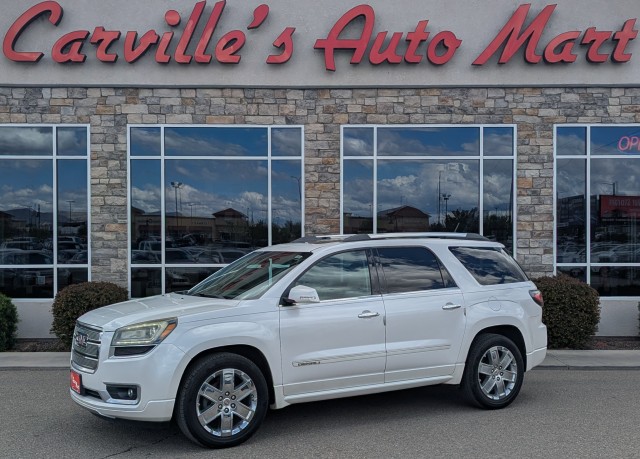 White Frost Tricoat 2016 GMC Acadia Denali AWD SUV / Crossover All-Wheel Drive Automatic