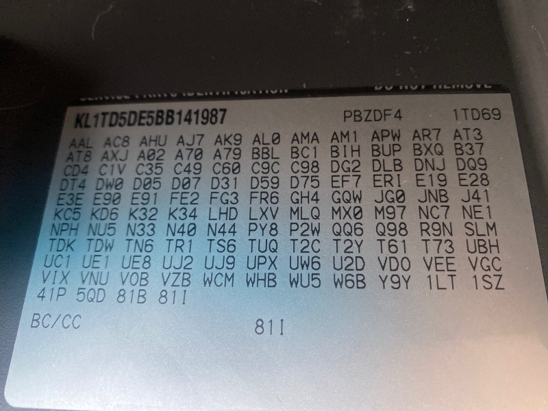 2011 Chevrolet Aveo LS LOW MILES 18,766 in , 