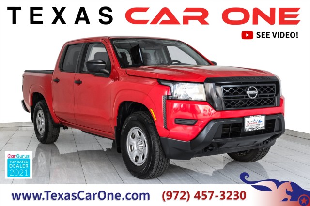 Red Alert 2022 Nissan Frontier Pickup Truck Four-Wheel Drive Automatic