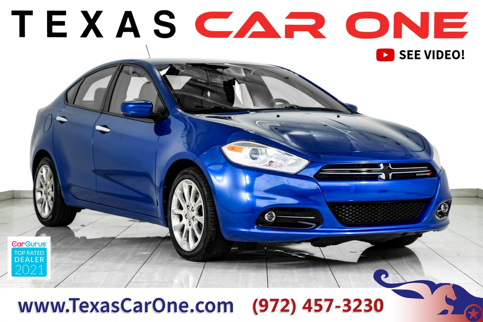 2013 Dodge Dart LIMITED AUTOMATIC BLIND SPOT LEATHER HEATED SEATS  1