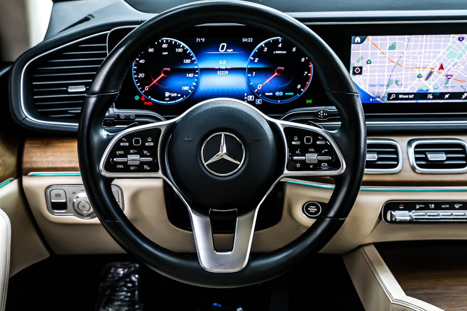 Used 2022 Lunar Blue Metallic Mercedes-Benz GLS 450 4MATIC® SUV image 17