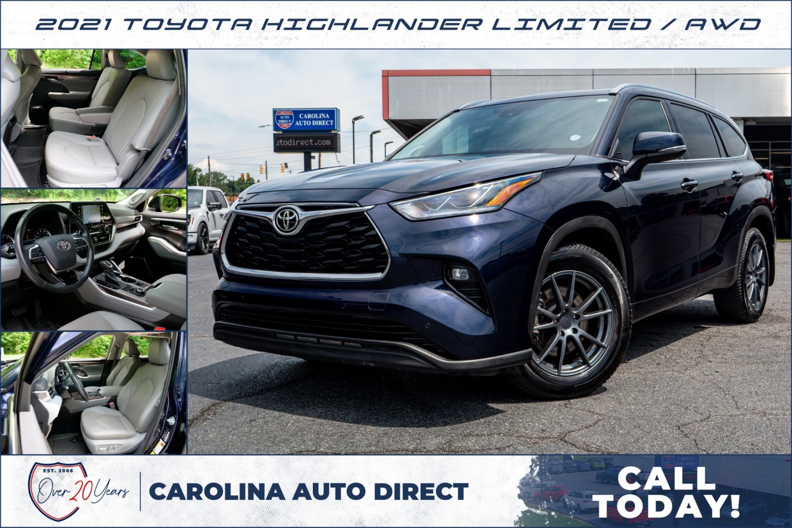 Blueprint 2021 Toyota Highlander SUV / Crossover All-Wheel Drive Automatic