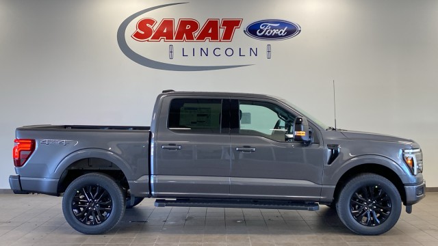 Gray 2026 Ford F-150 Lariat SuperCrew 4WD Pickup Truck Four-Wheel Drive 