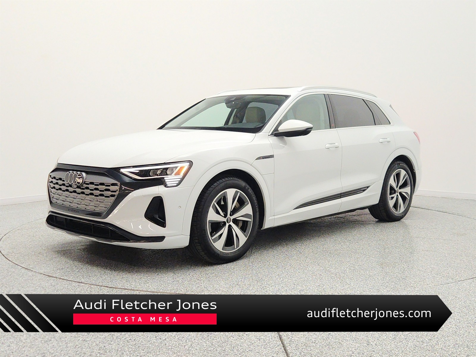 Glacier White Metallic 2024 Audi Q8 e-tron quattro Premium Plus AWD SUV / Crossover All-Wheel Drive Automatic