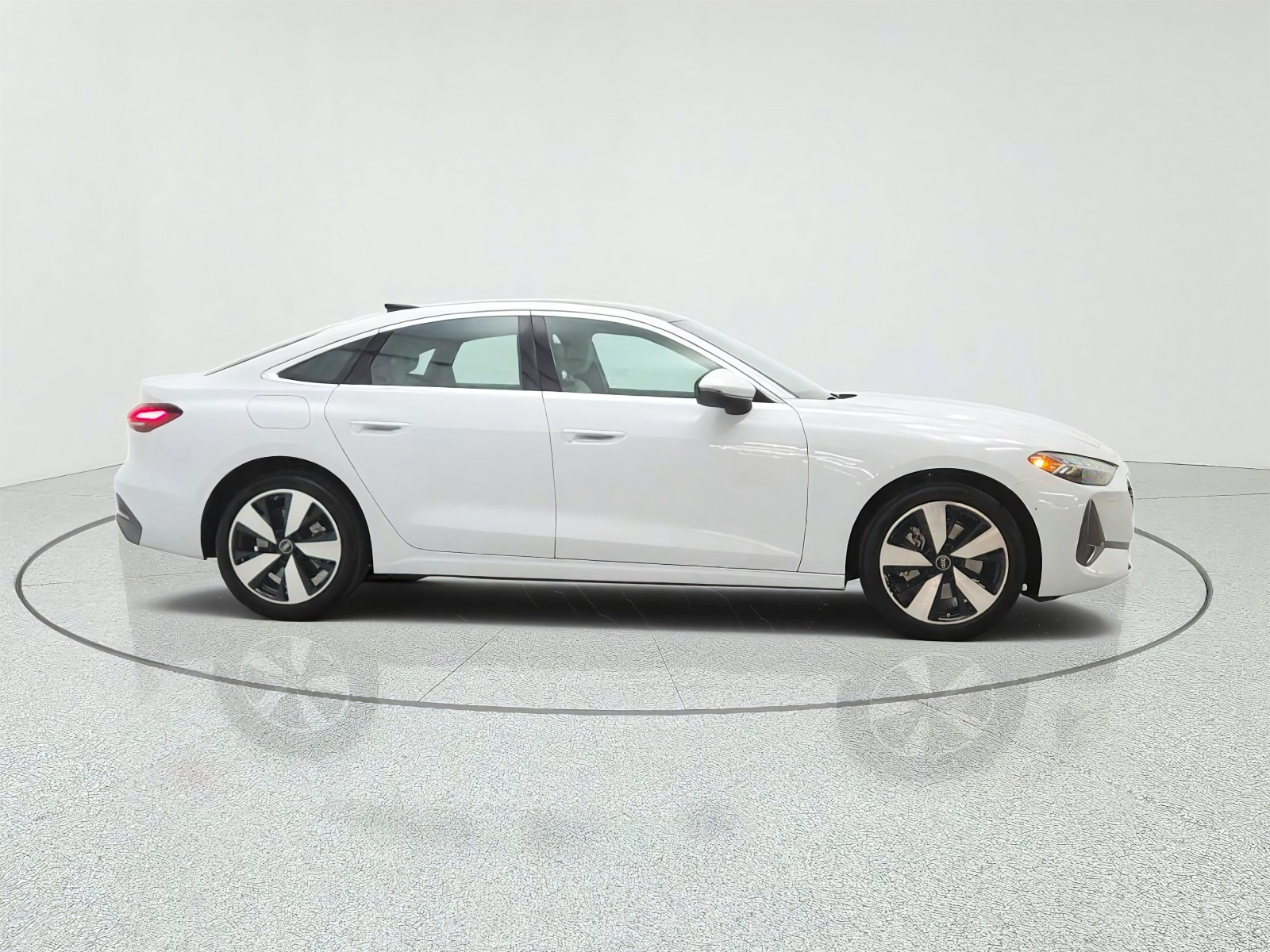 Used 2025 Glacier White Metallic Audi Premium Plus image 4