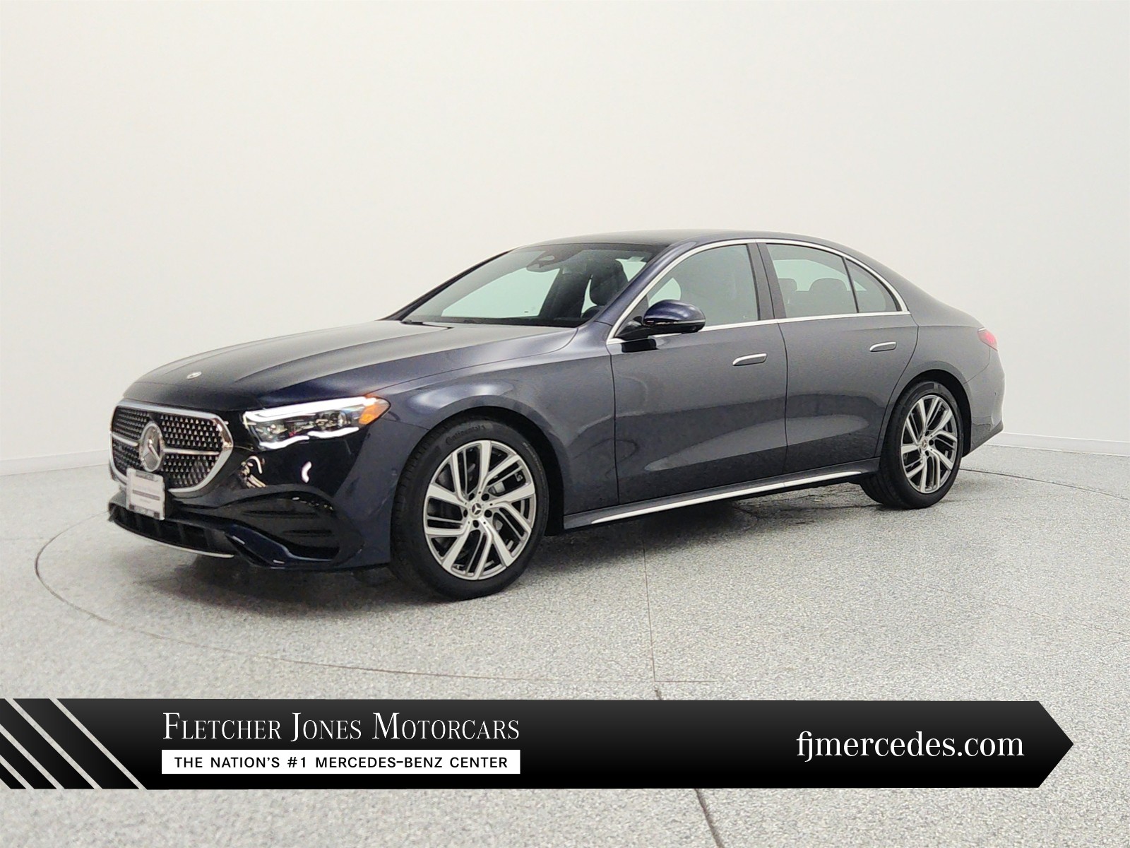 Nautical Blue Metallic 2024 Mercedes-Benz E-Class E 350 4MATIC Sedan All-Wheel Drive Automatic