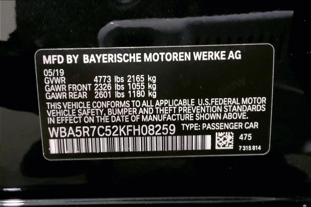 Used 19 Bmw 3 Series 330i Xdrive Vin Wba5r7c52kfh059 Norwood Ma