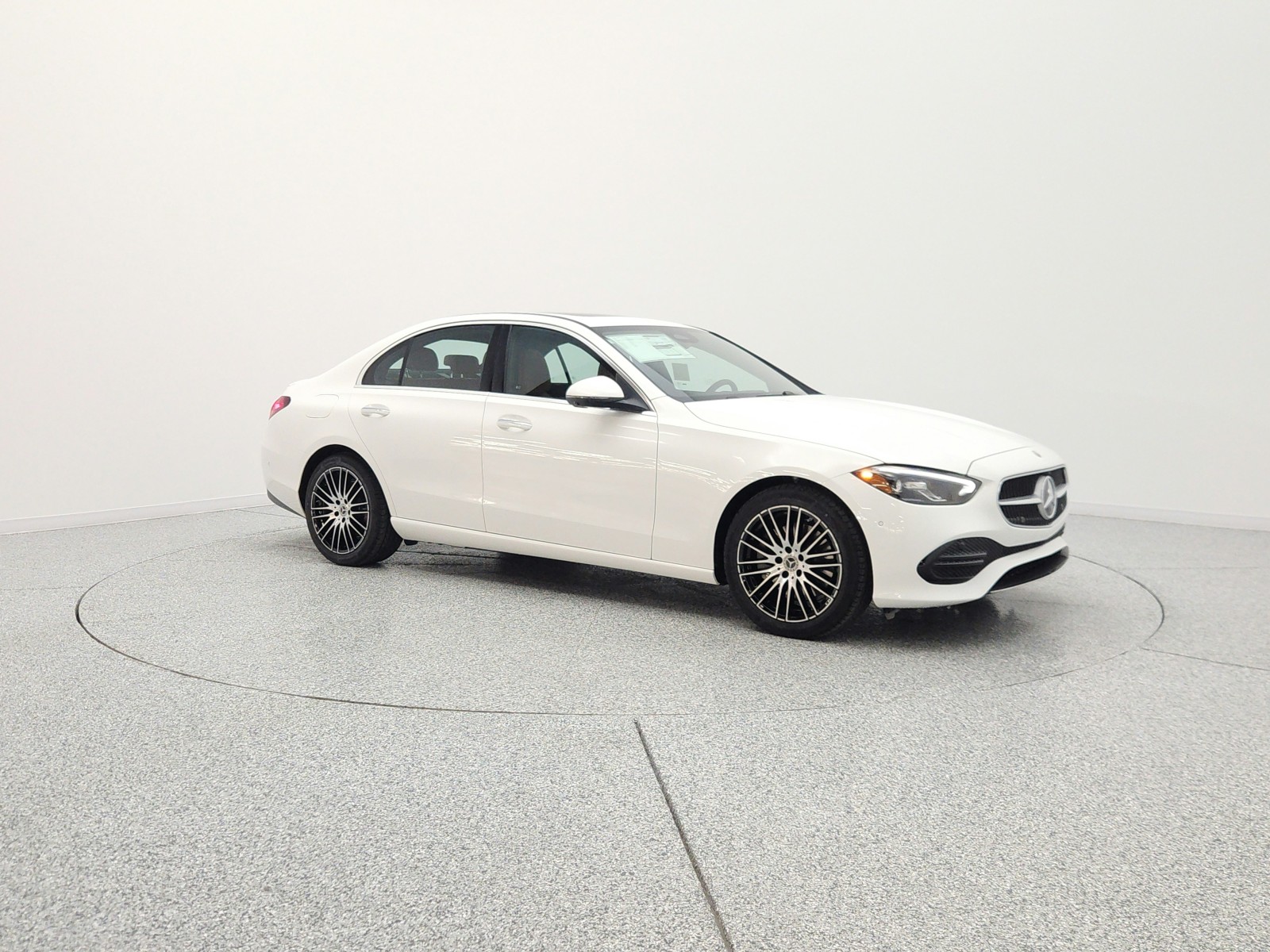 New 2026 MANUFAKTUR Moonlight White Metallic Mercedes-Benz C 300 Sedan image 3