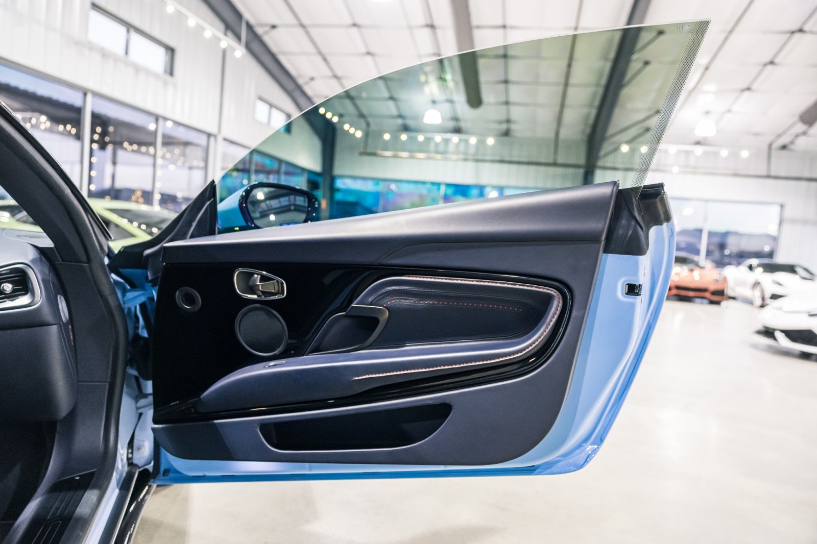 Used Car 2017 Aston Martin Db11  - Frosted Glass Blue Paint - Exterior Black Pack - Premium Audio For Sale Under $110,000 In Boerne, Texas