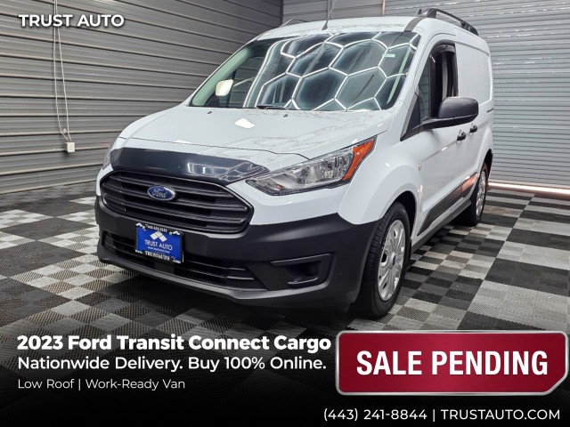 Frozen White 2023 Ford Transit Connect Van Front-Wheel Drive 8-Speed Automatic