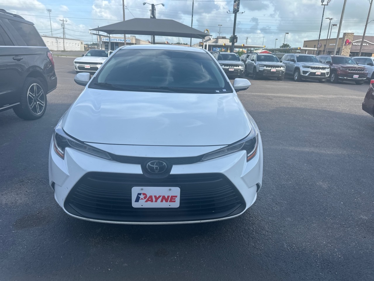 White 2024 Toyota Corolla LE FWD Sedan Front-Wheel Drive