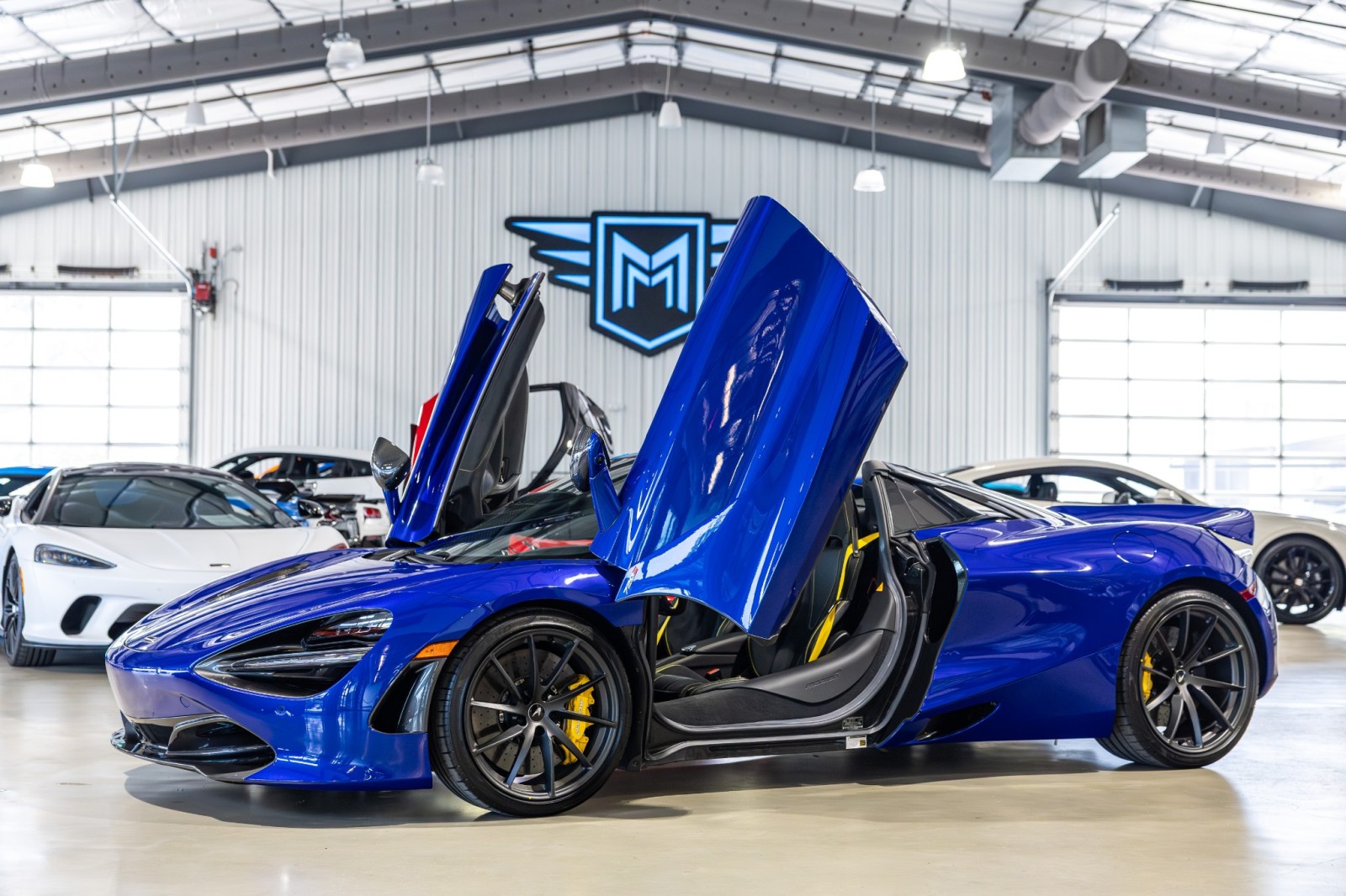 Aurora Blue 2021 McLaren 720S Performance Spider RWD Convertible Rear-Wheel Drive Automatic