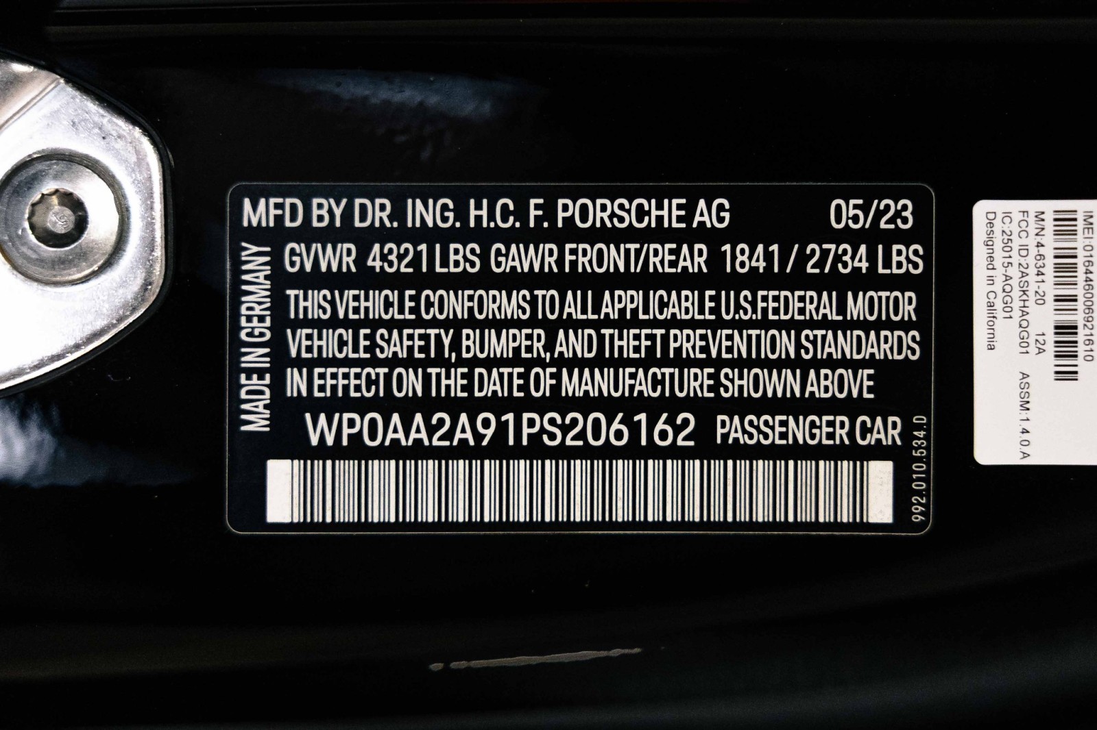 Used Car 2023 Porsche 911  Carrera T For Sale Under $150,000 In Boerne, Texas