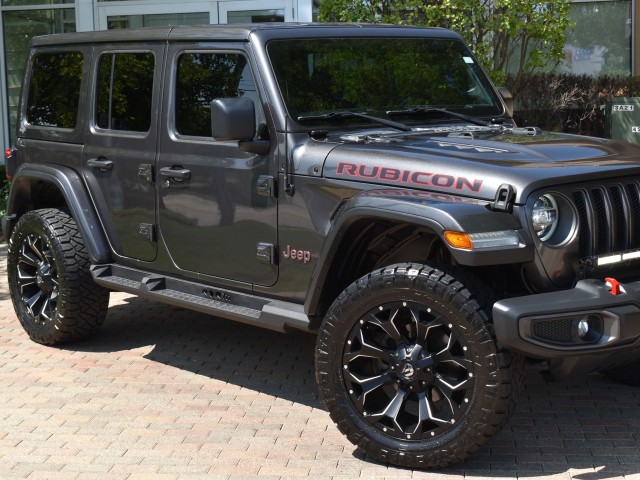 2018 Jeep Wrangler Unlimited Fuel Wheels Navi Leather Heated Front Seats Rear V 4