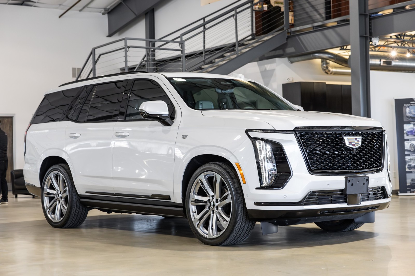 Used Car 2025 Cadillac Escalade  4wd Sport Platinum - 24 Inch Wheels - Crystal White Paint For Sale Under $120,000 In Boerne, Texas