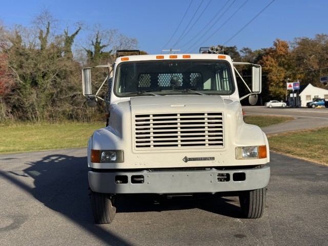 2002 International Harvester 4700 Crew Cab Stakebody w AutoCrane  in , 