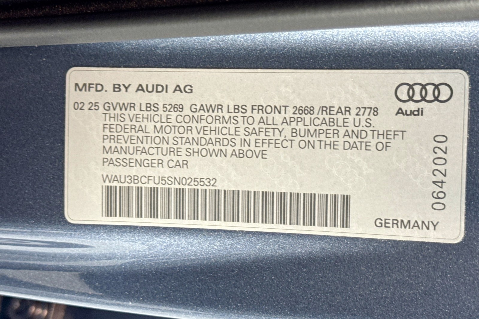 Used 2025 HORIZON BLUE Audi Prestige image 29
