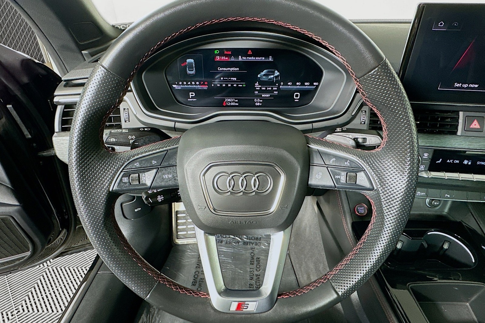 Used 2023 Mythos Black Metallic/Black Roof Audi Premium Plus image 19